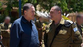 שר הביטחון ישראל כ"ץ ביקר בסוללת חץ עם הרמטכ"ל אייל שמיר