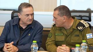 שר הביטחון ישראל כ"ץ והרמטכ"ל אייל זמיר בהערכת מצב