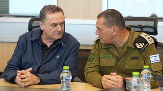 שר הביטחון ישראל כ"ץ והרמטכ"ל אייל זמיר בהערכת מצב