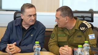שר הביטחון ישראל כ"ץ והרמטכ"ל אייל זמיר בהערכת מצב