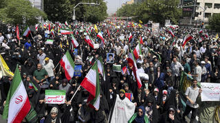 הפגנת תמיכה במשטר בטהרן