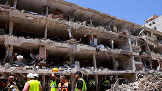 זירת הפגיעה בתל אביב