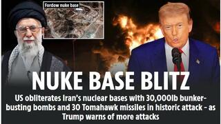 סיקור בעולם תקיפה של ארה"ב ב מתקני הגרעין ב איראן