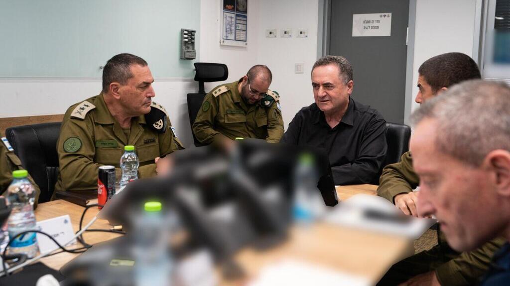 שר הביטחון ישראל כ"ץ בהערכת מצב