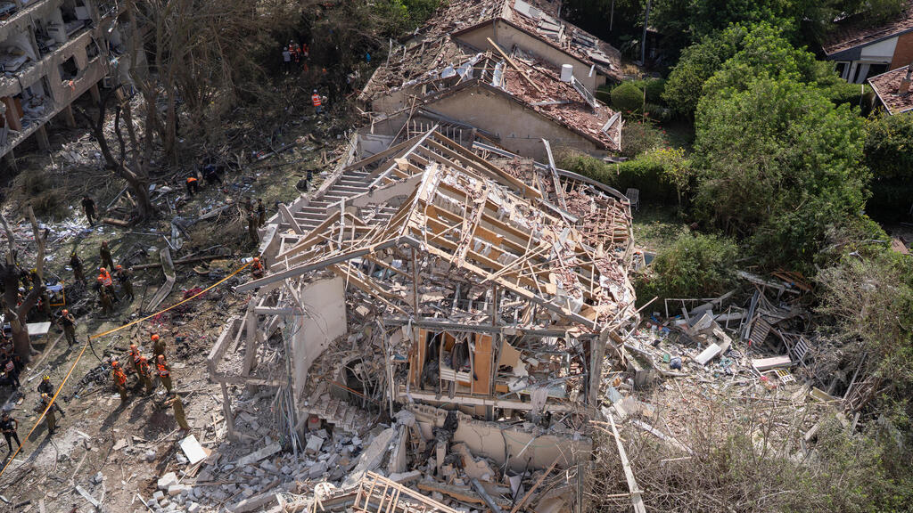 זירת הפגיעה בתל אביב