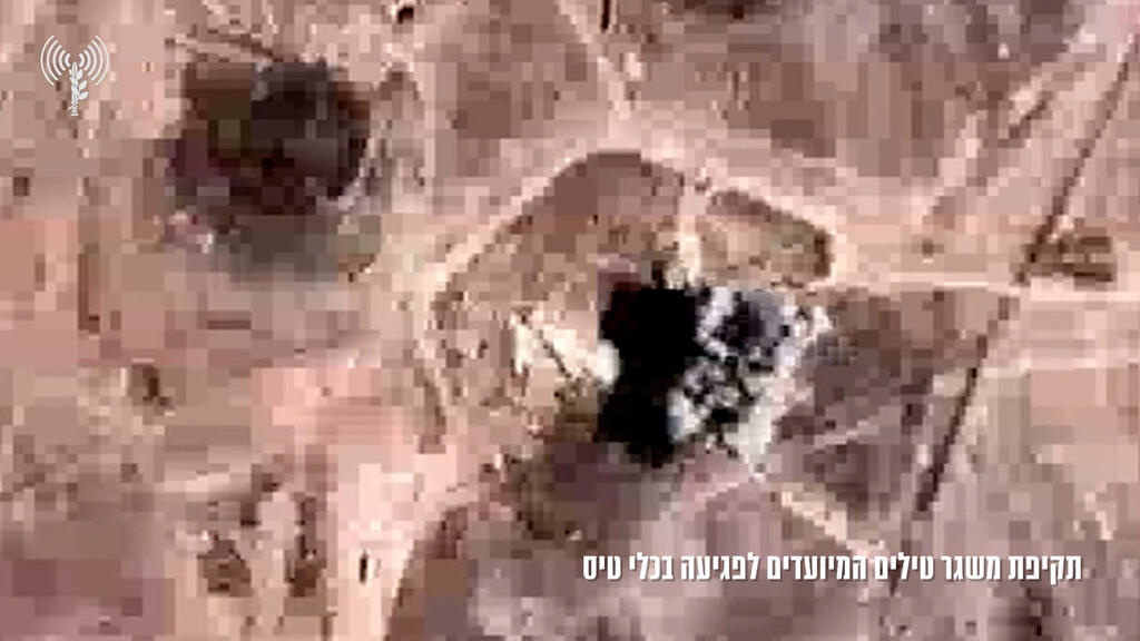 תיעוד מתקיפת חיל האוויר במערב איראן