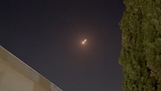  יירוטים ברחבי הארץ בעקבות שיגורים מאיראן