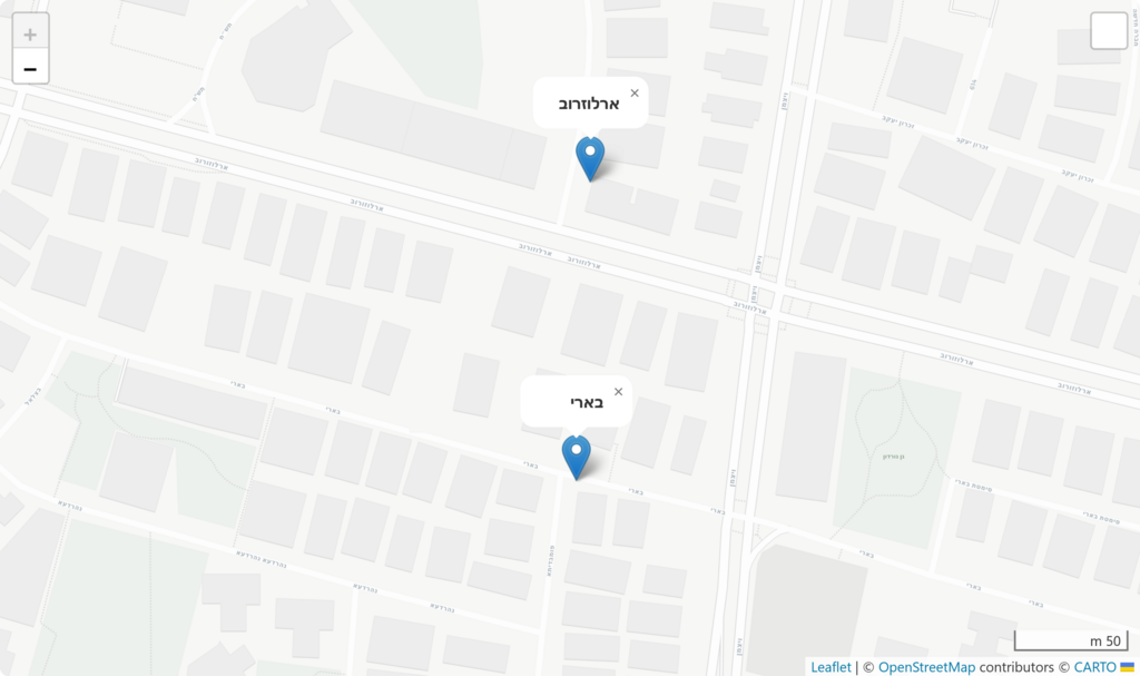 מפת ישראל לגודמה