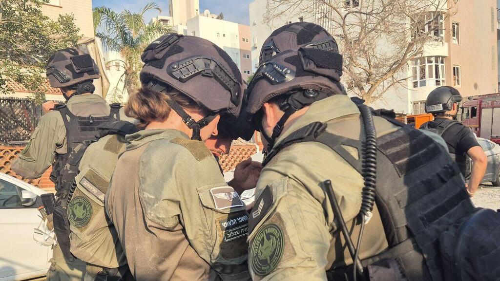 נפילת טיל בבאר שבע