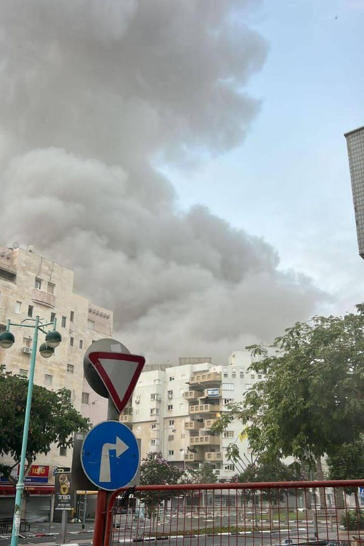 נפילת טיל בבאר שבע
