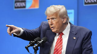 נשיא ארה"ב דונלד טראמפ פסגת נאט"ו