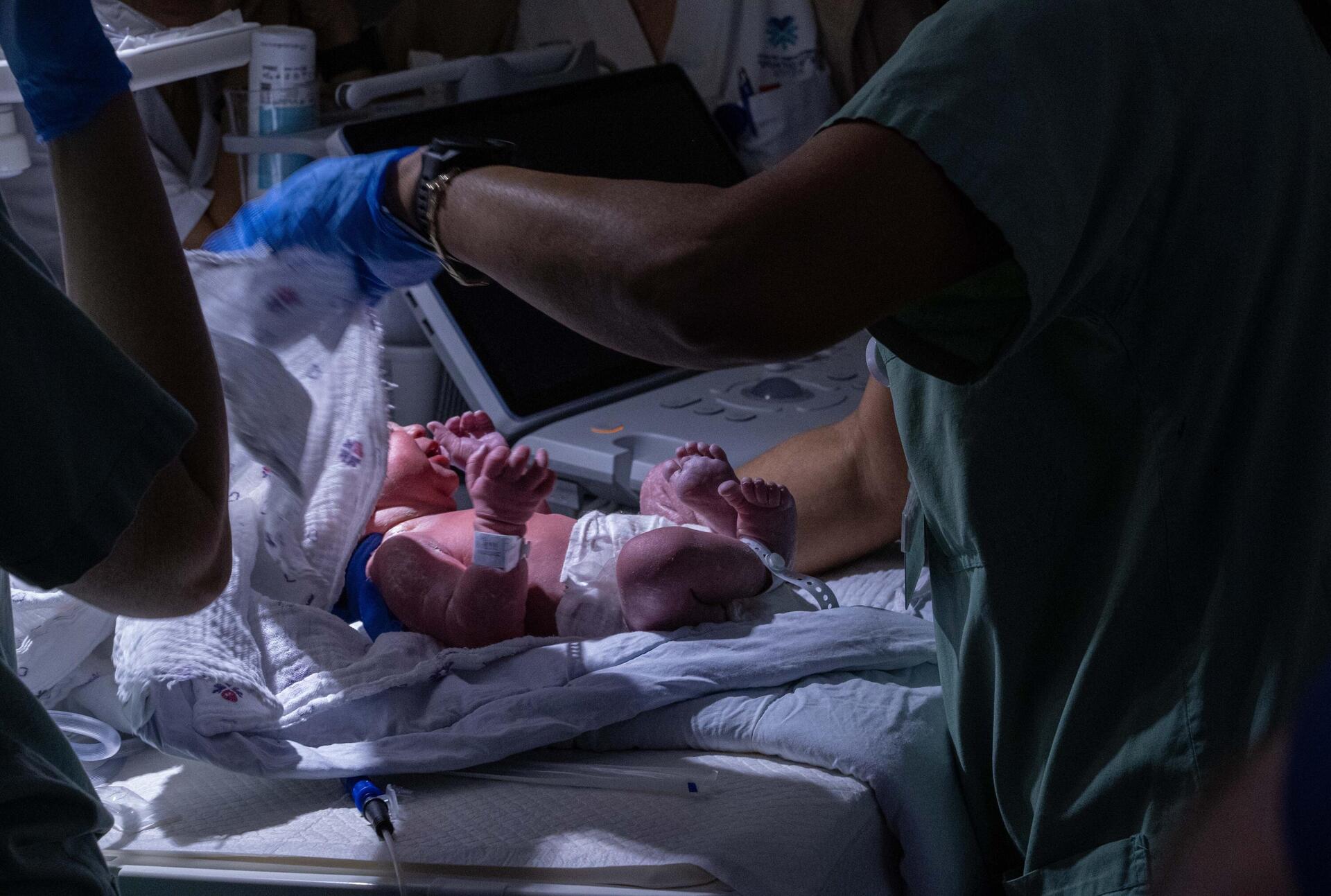 לידה במתחם ממוגן בבית החולים "ליס" 