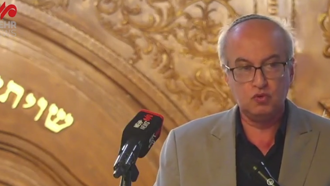 ד"ר הומיון שמח בנאומו הערב