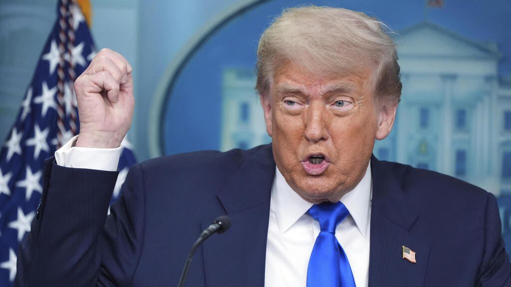 U.S. President Donald Trump (Photo: AP Photo/Jacquelyn Martin) נשיא ארה"ב דונלד טראמפ