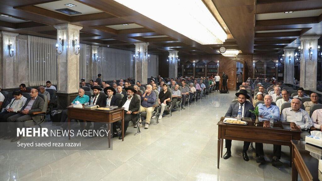 כינוס של הקהילה היהודית לתמיכה בחמינאי