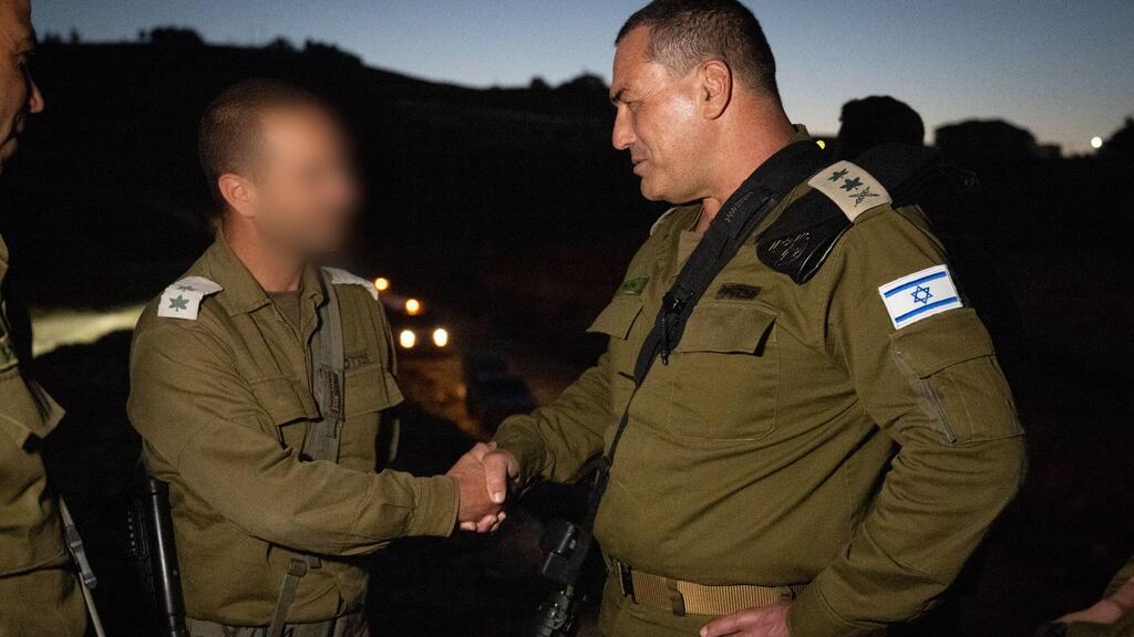 הרמטכ"ל בביקור בחטיבה המרחבית בנימין לאחר אלימות המתנחלים כלפי חיילים במקום