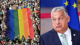  ויקטור אורבן ראש ממשלת הונגריה מצעד גאווה ב בודפשט