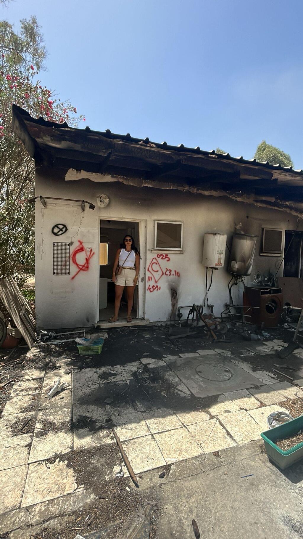 Bat-Elle Kaplan's romm at room on Kibbutz Nir Oz 