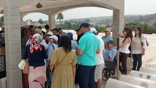 יהודים בבית העלמין בפאס בהילולת רבי יהודה אבן עטר