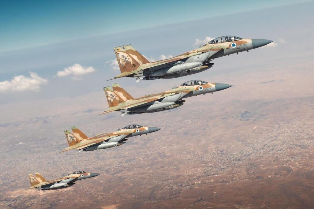 طائرات F-15 خلال عملية الأسد الصاعد (الجيش الإسرائيلي)