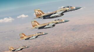 מטוסי F-15 בדרכם לתקיפה באיראן