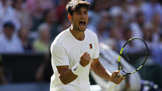 הטניסאי הספרדי קרלוס אלקראס