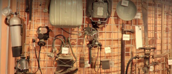 A small and unique museum. Display of mining equipment