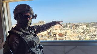 ליאור בן עמי עם סא"ל י', מג"ד נחשון של חטיבת כפיר