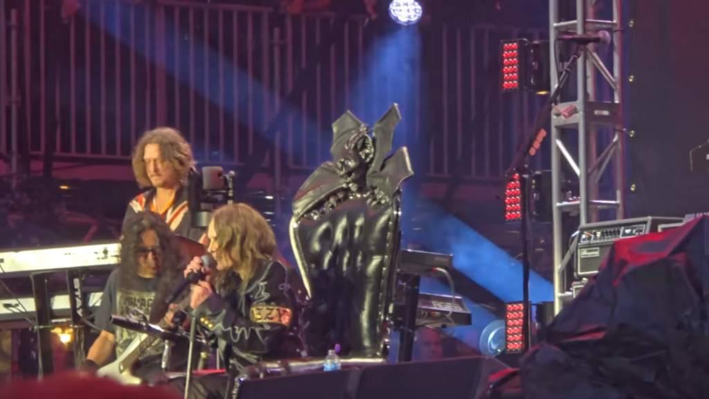 Ozzy Osbourne bids farewell to the stage at reunion show with Black