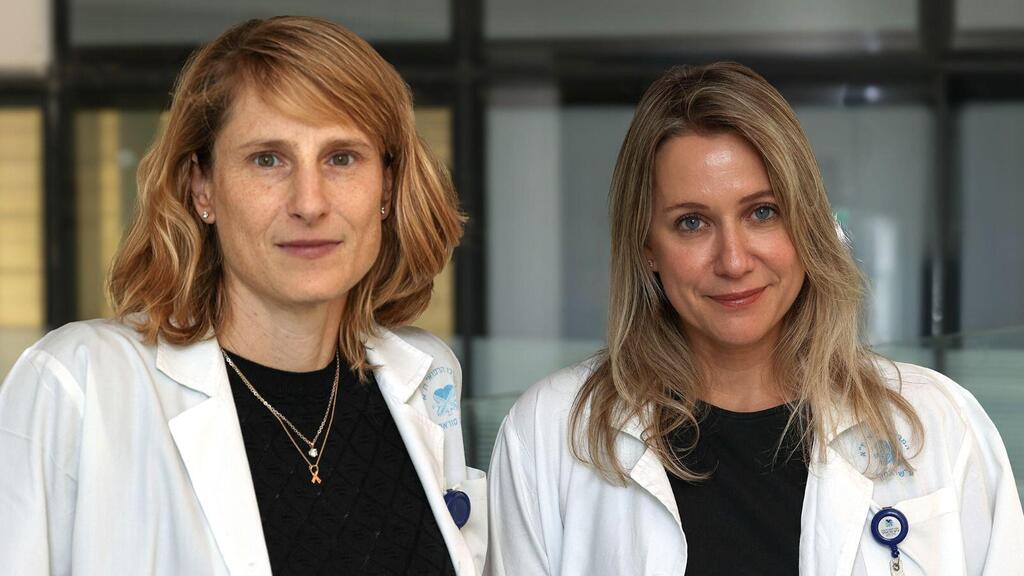 Dr. Tamara Shiner and Dr. Noa Bergman (Photo: Jenny Yerushalmi, Sourasky Medical Center) ד"ר נועה ברגמן וד"ר תמרה שיינר