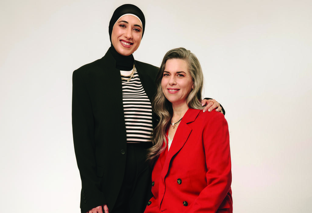 ליאת שימה שפרברג (מימין) ורימה פדילה