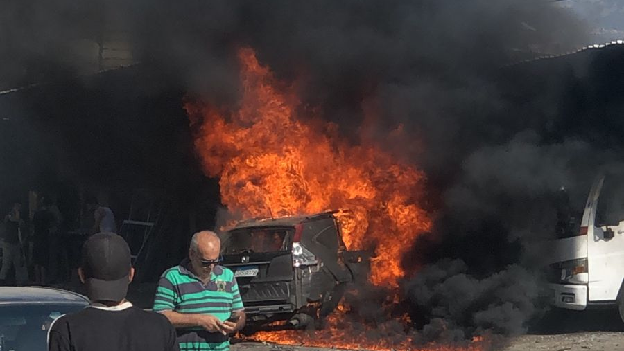 תקיפת רכב  בכפר אל-עירוניה בצפון לבנון