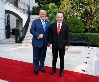 פגישתם של ראש הממשלה בנימין נתניהו ונשיא ארה"ב דונלד טראמפ בוושינגטון