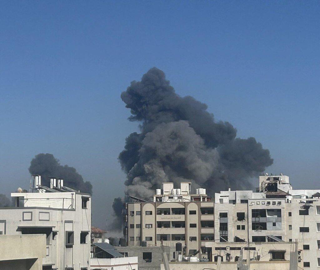 חגורת אש באזור בית חאנון