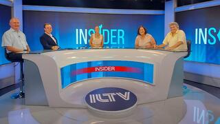 ILTV Insider (from left) Steve Linde, Liam Forberg, Maayan Hoffman, Linda Gradstein, Cliff Churgin