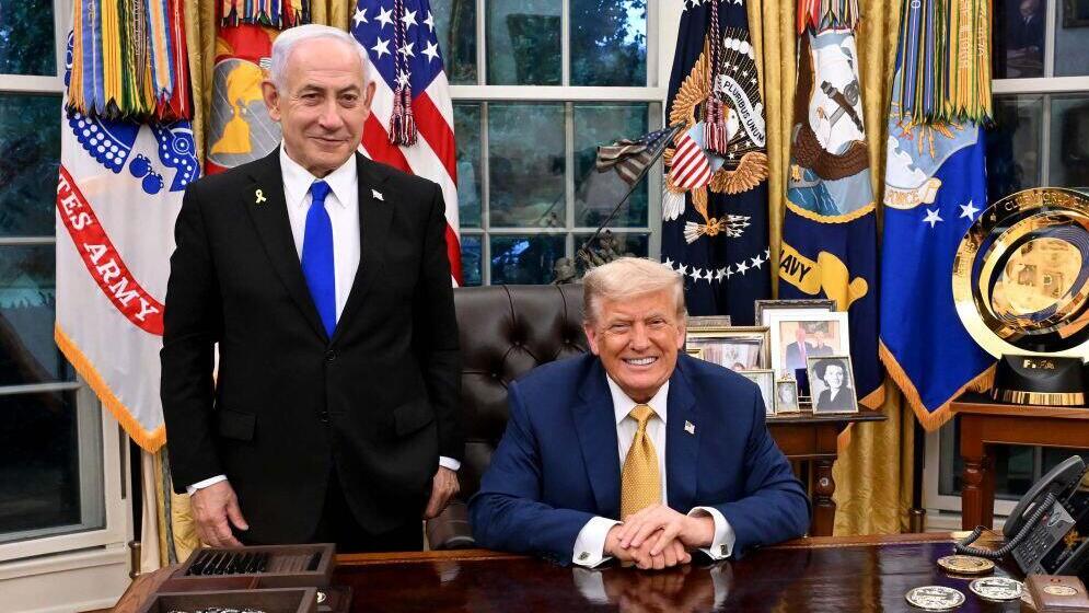 הפגישה השנייה בין נתניהו לטראמפ