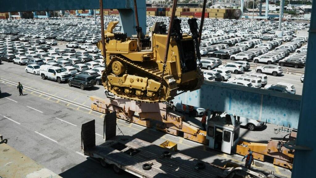 משלוח דחפורי ה-D9 מארצות הברית, ששוחרר ע"י הממשל האמריקני, הגיע לישראל