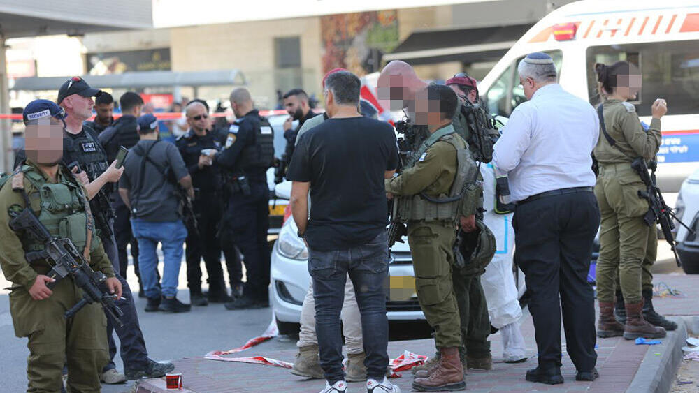 זירת הפיגוע בגוש עציון