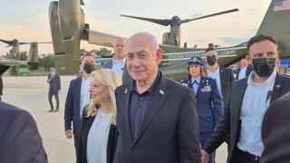 ראש הממשלה בנימין נתניהו שרה מטוס כנף ציון וושינגטון ארה"ב ארצות הברית