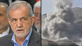  Masoud Pezeshkian, IDF strikes on Tehran 