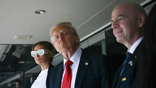 ג'אני אינפנטינו ודונלנד טראמפ בגמר גביע העולם למועדונים