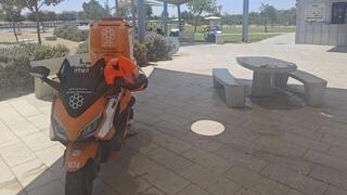 זירת תאונת הדרכים בבאר שבע שבע נפגע הולך רגל מקולנועית
