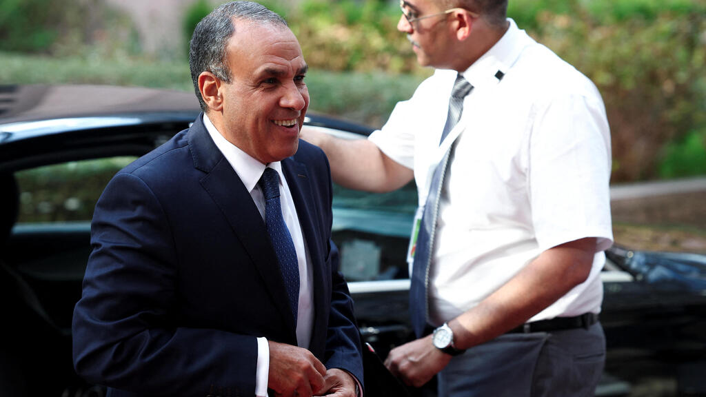 Egyptian Foreign Minister Badr Abdelatty (Photo: REUTERS/Yves Herman) בדר עבד אל-עאטי שר החוץ של מצרים