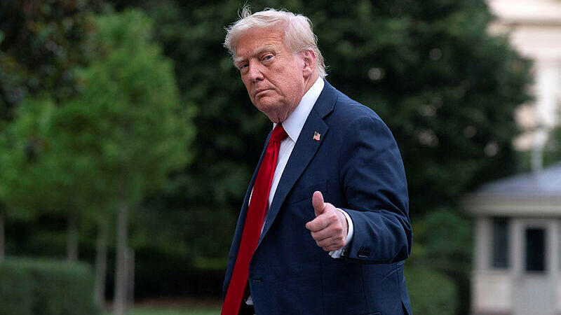 נשיא ארה"ב דונלד טראמם בבית הלבן