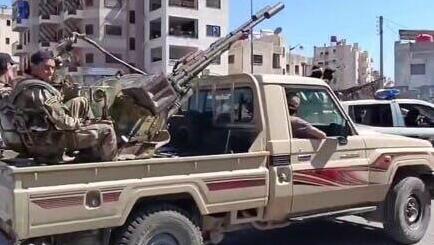 סוריה לוחמי כוחות הביטחון של אחמד א שרע נכנסים ל מחוז א סווידא עימותים דרוזים