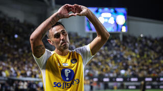 ערן זהבי נפרד מהקהל של מכבי תל אביב