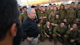 ראש הממשלה נתניהו בחטיבת חשמונאים