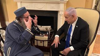 הפגישה של נתניהו בוושינגטון עם הרב פינטו