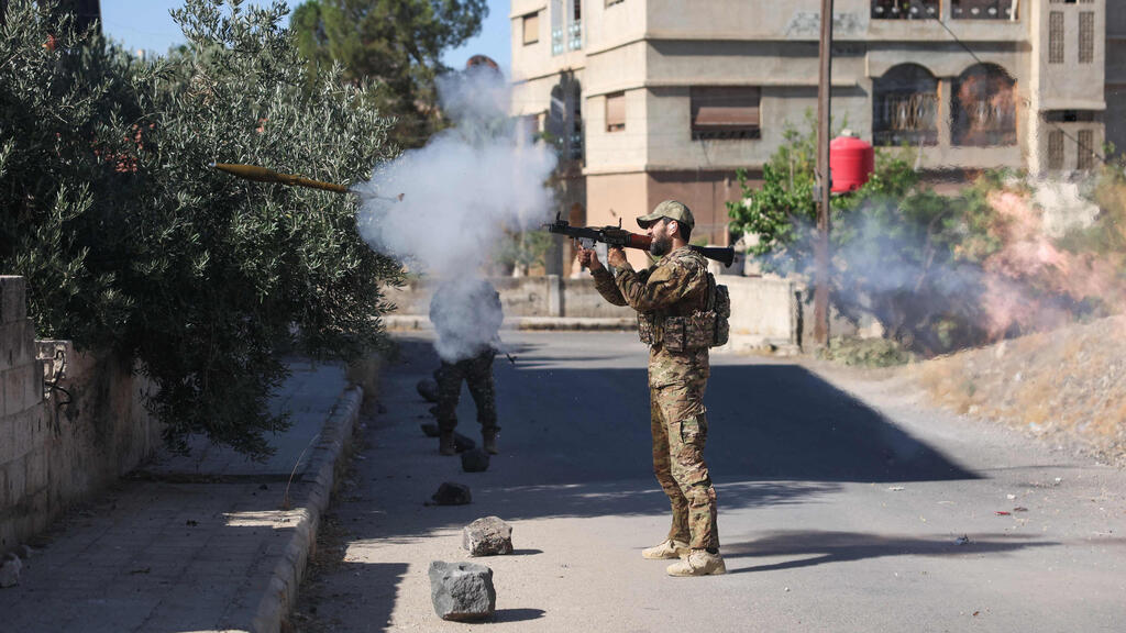 כוחות משטר א-שרע סוריה בקרבות מול דרוזים ב א-סווידא סווידא