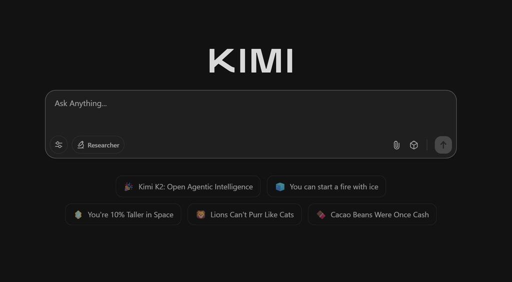 Moonshot AI's Kimi K2 Kimi K2 של מונשוט AI